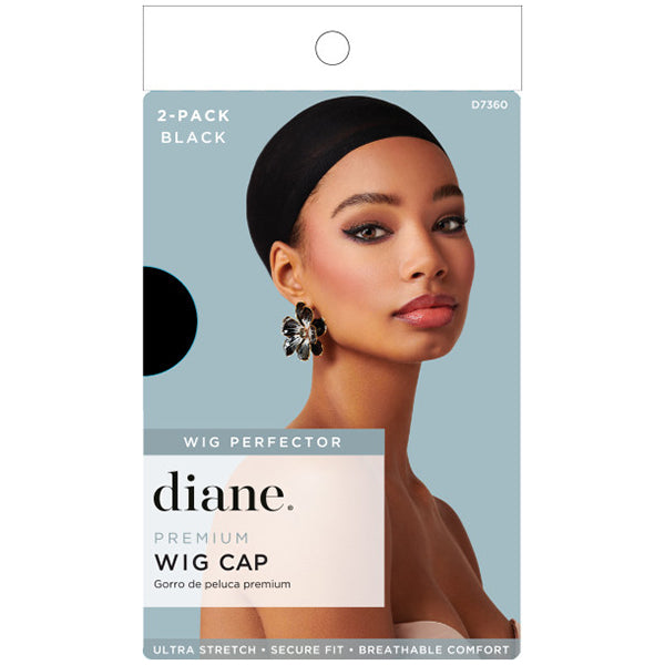 Diane Premium Wig Cap Black - 824703031839