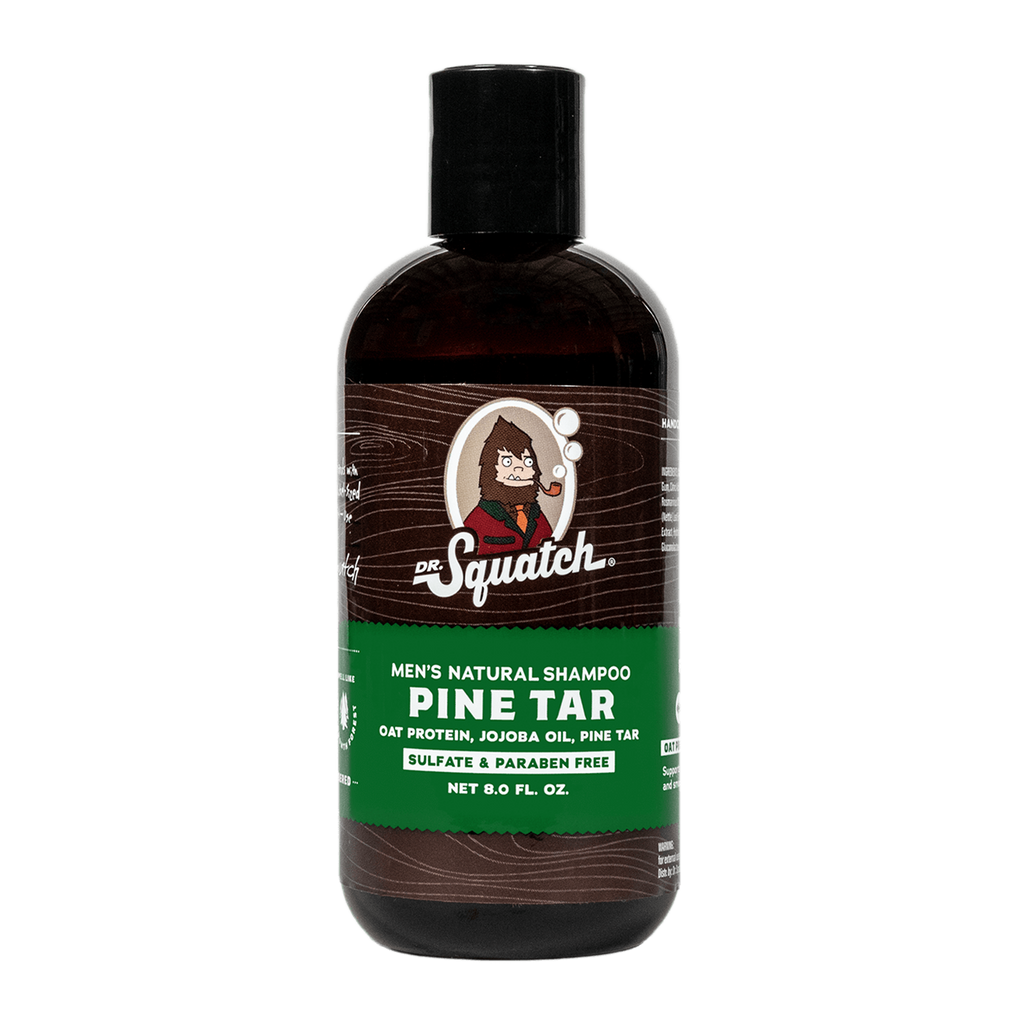 851817007849 - Dr. Squatch Men's Natural Shampoo 8 oz - Pine Tar