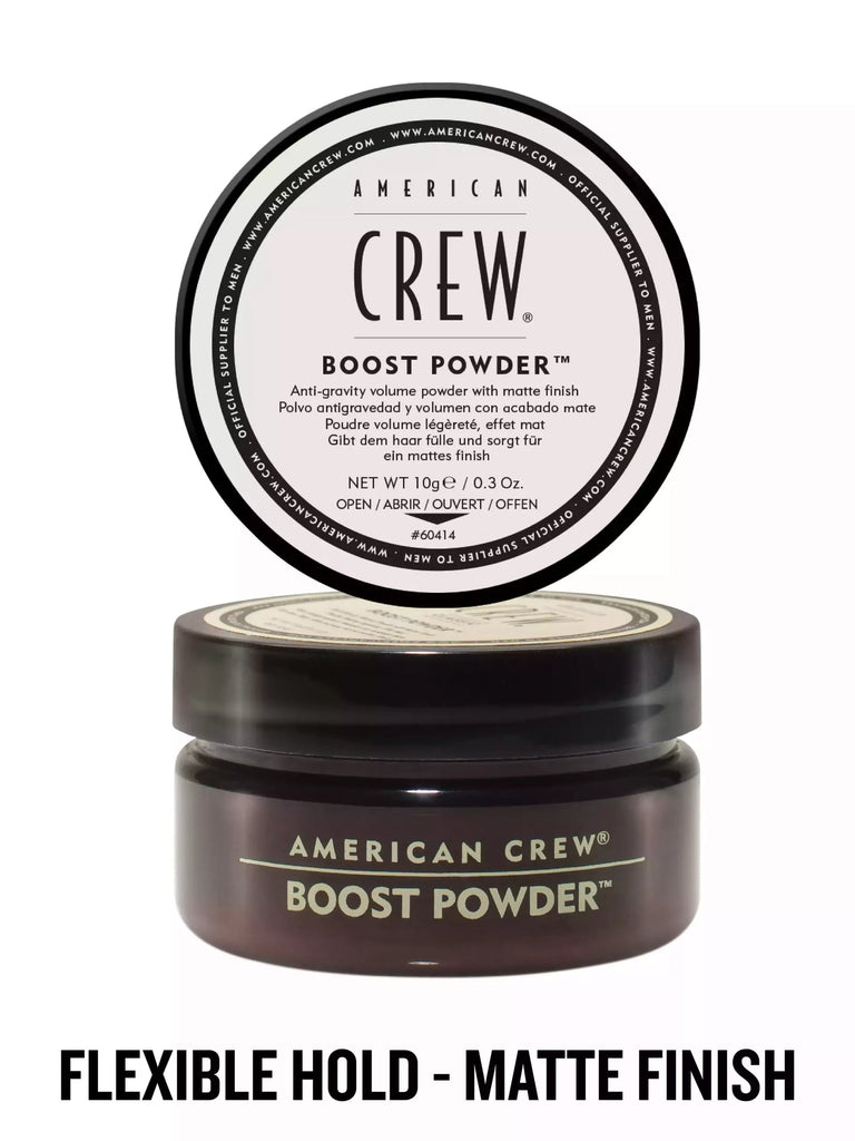 American Crew Boost Powder 0.3 oz | Flexible Hold - Matte Finish - 738678250013