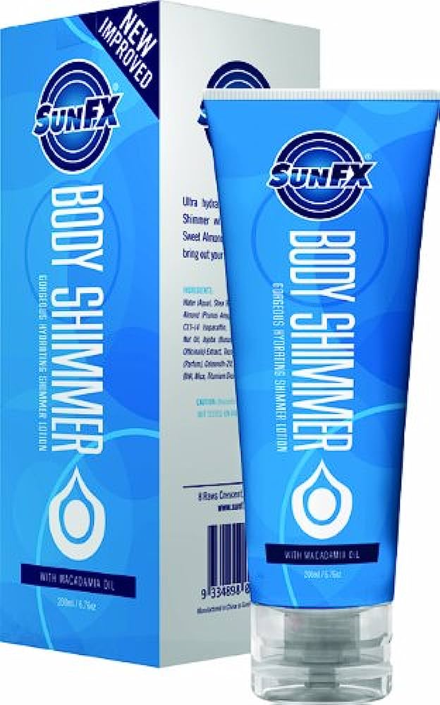 SunFX Body Shimmer Gorgeous Hydrating Summer Lotion 6.76 oz - 9334898000059
