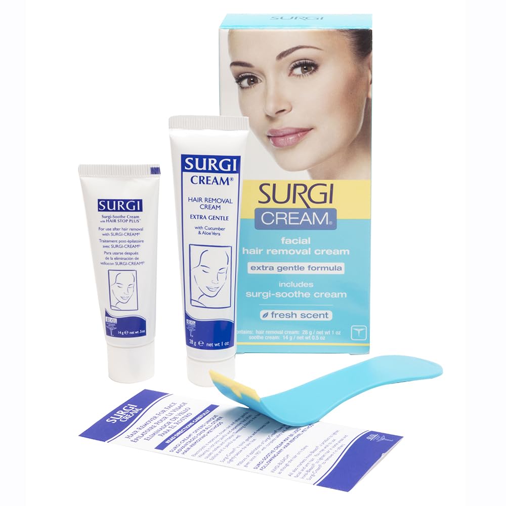 074764825650 - Surgi CREAM Facial Hair Removal Cream Kit - Extra Gentle Formula
