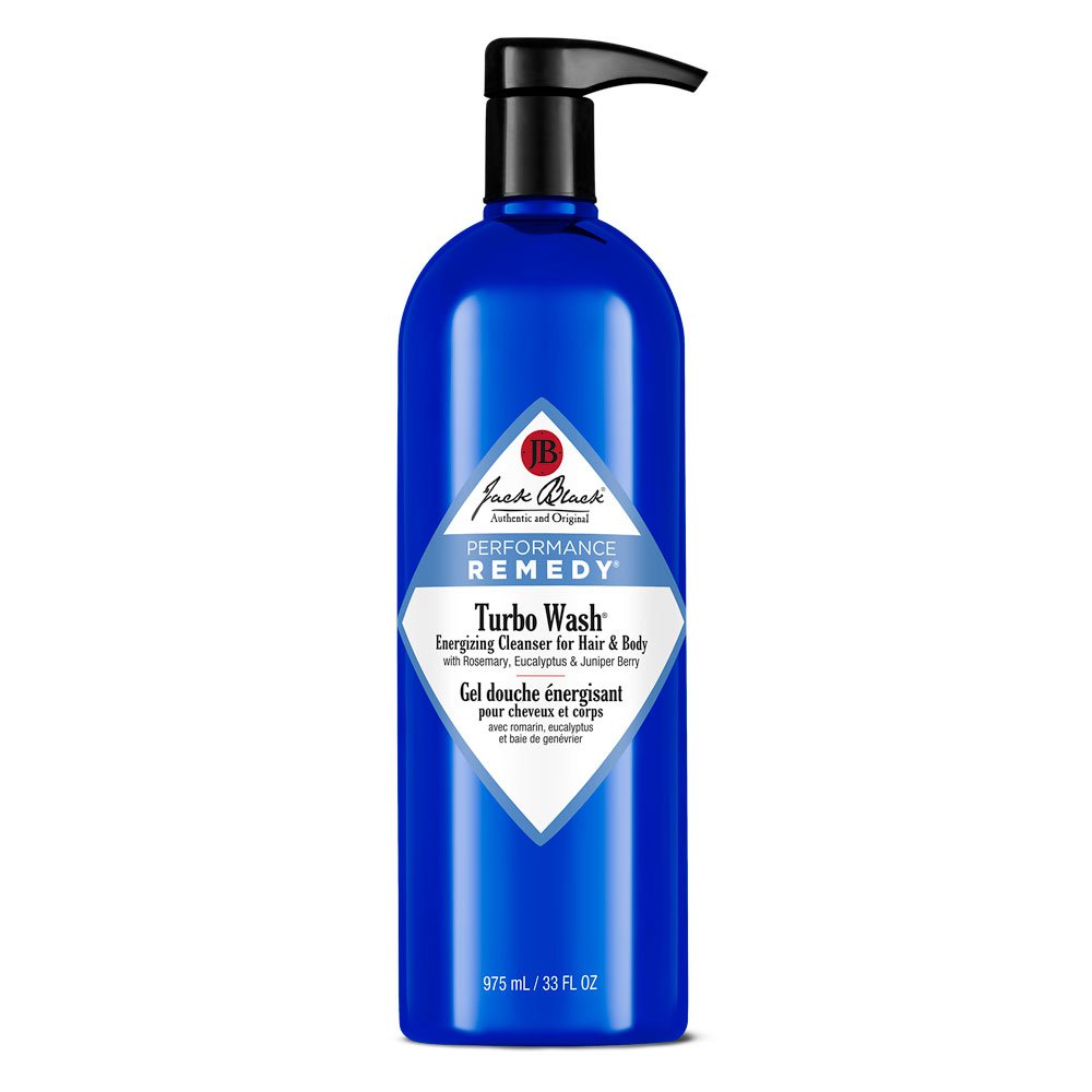 682223091104 - Jack Black Turbo Wash 33 oz / 975 ml | Energizing Cleanser for Hair & Body