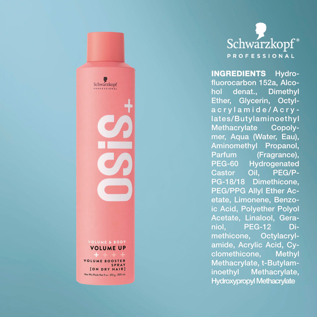 840102602296 - Schwarzkopf OSIS+ Volume Up Volume Booster Spray 9 oz / 300 ml | On Dry Hair