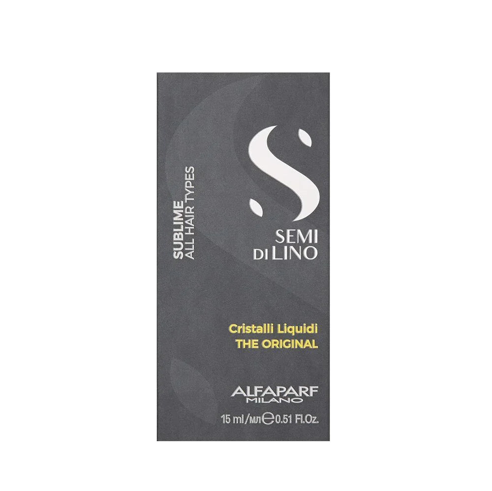 Alfaparf Semi Di Lino Sublime Cristalli Liquidi The Original 15ml / 0.51 oz | For All Hair Types - 8022297065021