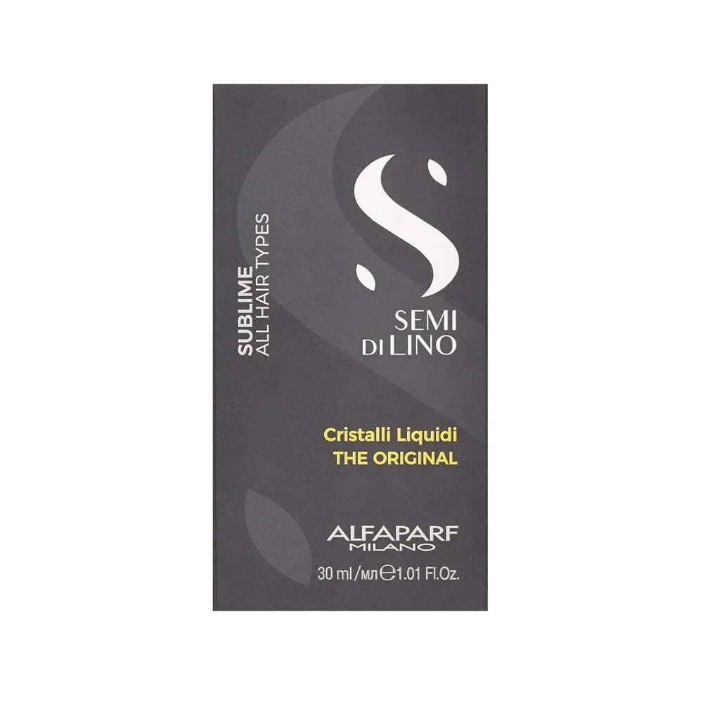 Alfaparf Semi Di Lino Sublime Cristalli Liquidi The Original 30 ml / 1.01 oz | For All Hair Types - 8022297154756