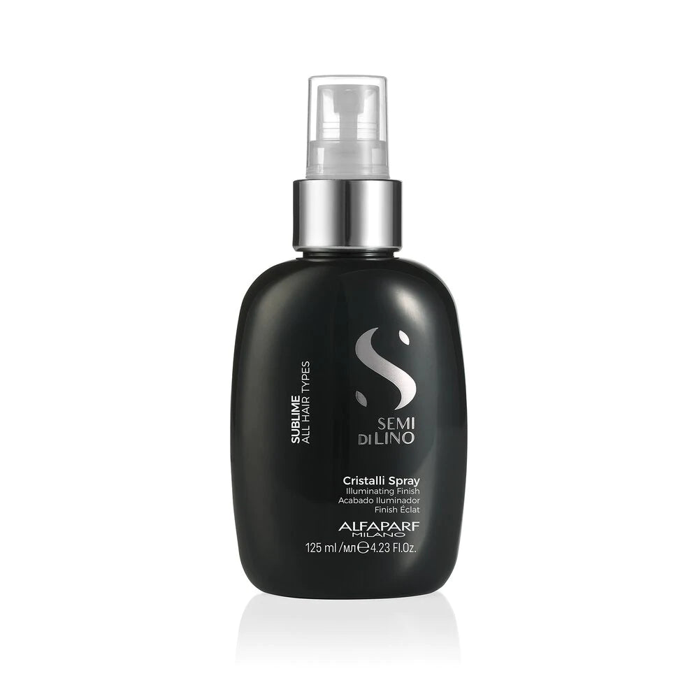 Alfaparf Semi Di Lino Sublime Cristalli Spray 125 ml / 4.23 oz | For All Hair Types - 8022297065052