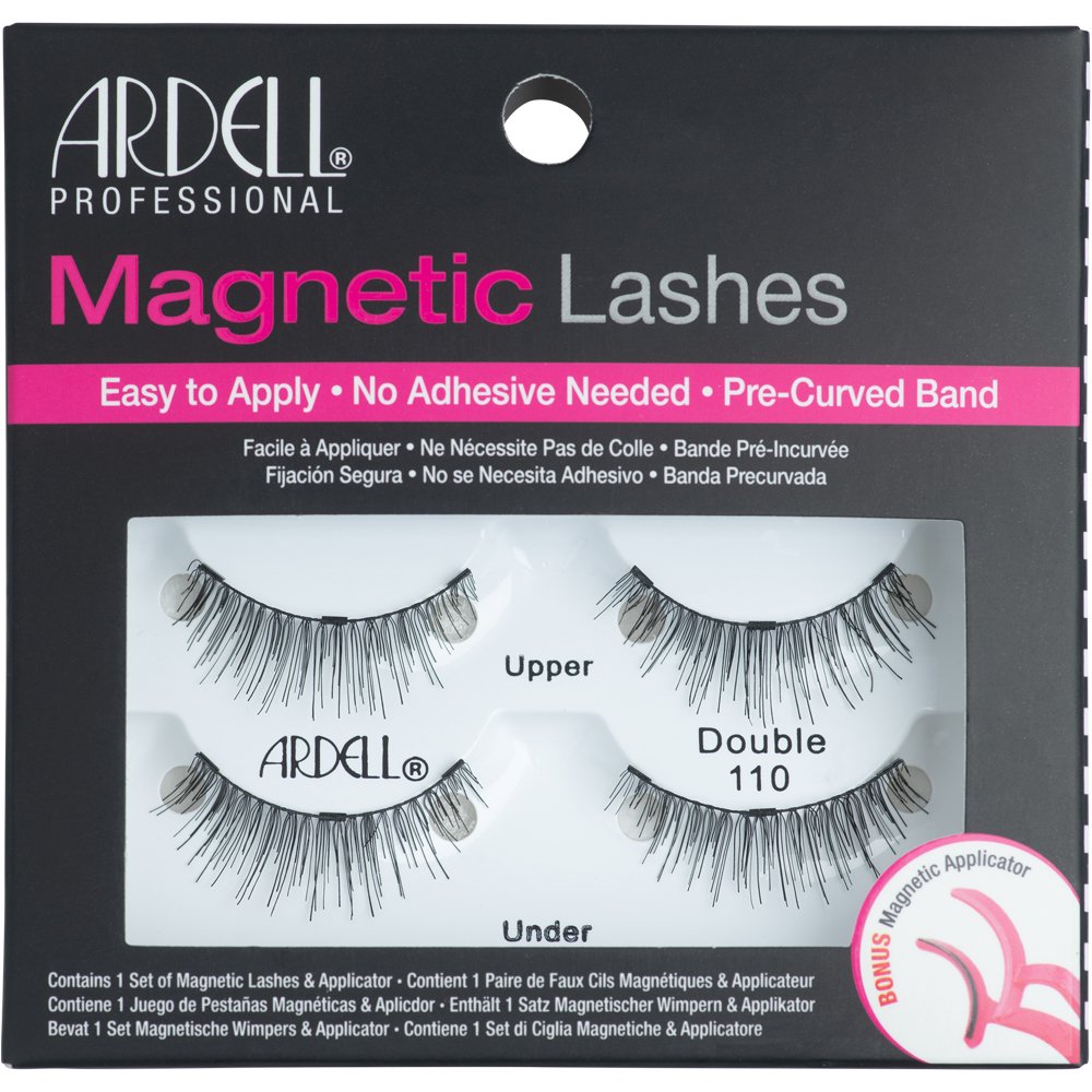 Ardell Magnetic Lashes - Double 110 | Bonus Magnetic Applicator Included - 74764679505