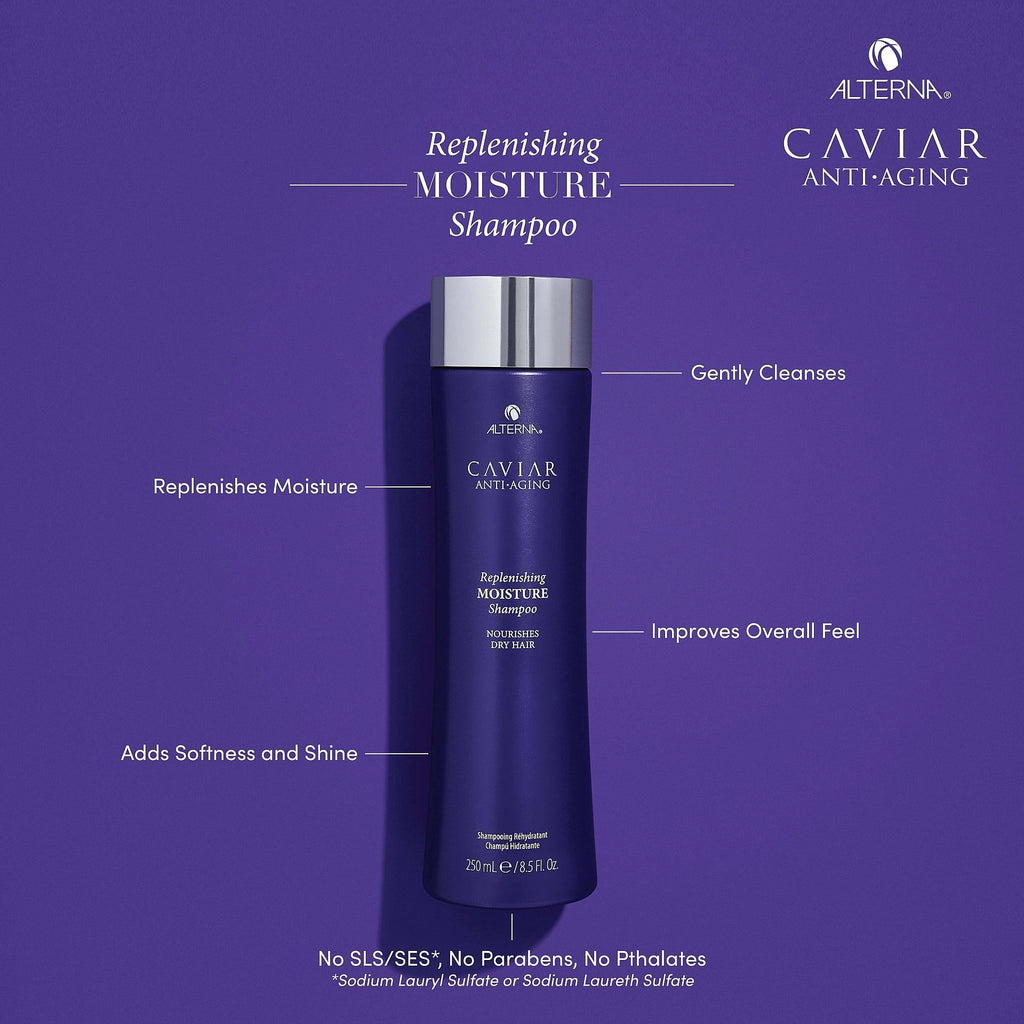 Alterna Caviar Anti-Aging Replenishing Moisture Shampoo 1000 ml / 33.8 oz | For Dry Hair - 873509028000