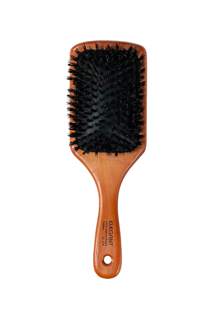 Elegant #479 Anti-Static Paddle Bore Hairbrush - Large (10")