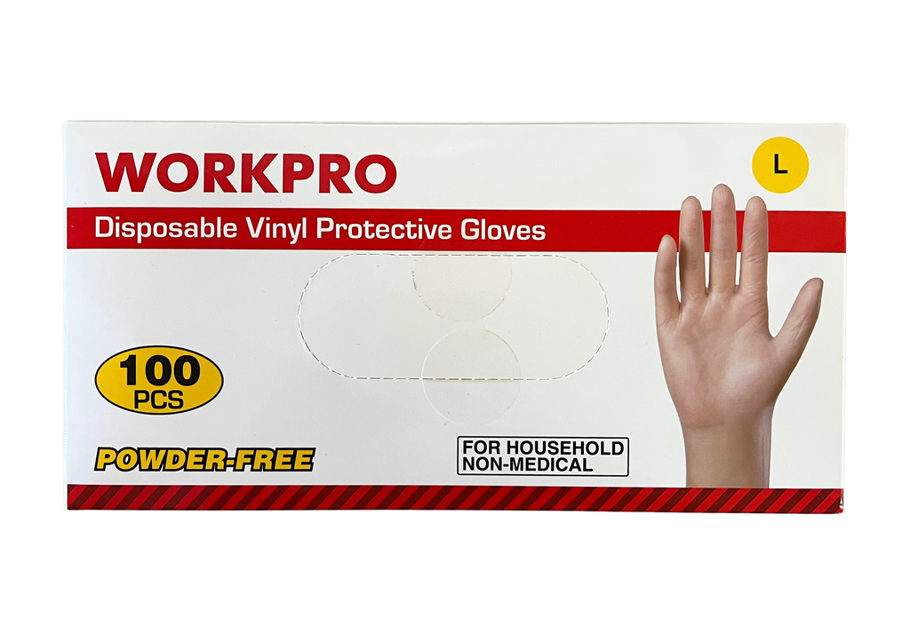 Professional Vinyl Gloves Large