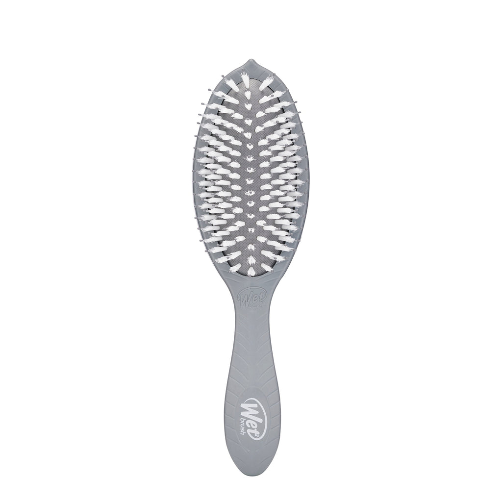 736658557244 - Wet Brush Go Green Treatment & Shine Hairbrush - Charcoal Infused / Grey