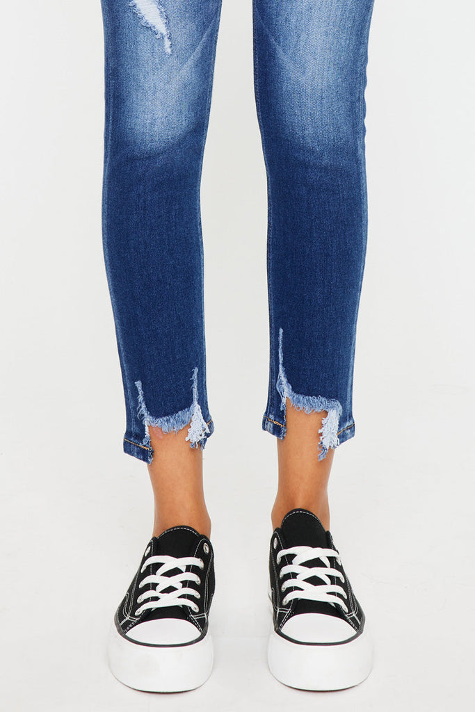 Kancan Mimi Mid-Rise Ankle Skinny Jeans KC2508M