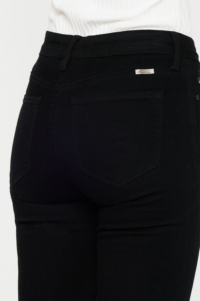 Kancan Ilene Mid-Rise Tall Flare Jeans KC6102BK