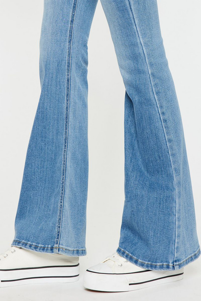 Kancan Ilene Mid-Rise Tall Flare Jeans KC6102TL