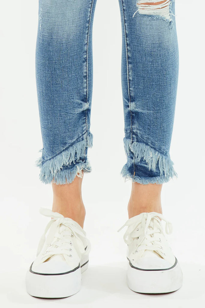 Kancan Nala Mid-Rise Ankle Skinny Jeans KC6204M