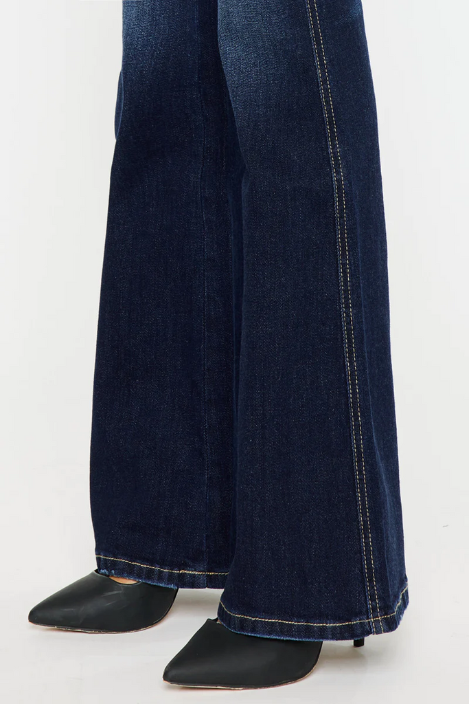 Kan Can Women's High-Rise Luke Flare Jeans KC7340D