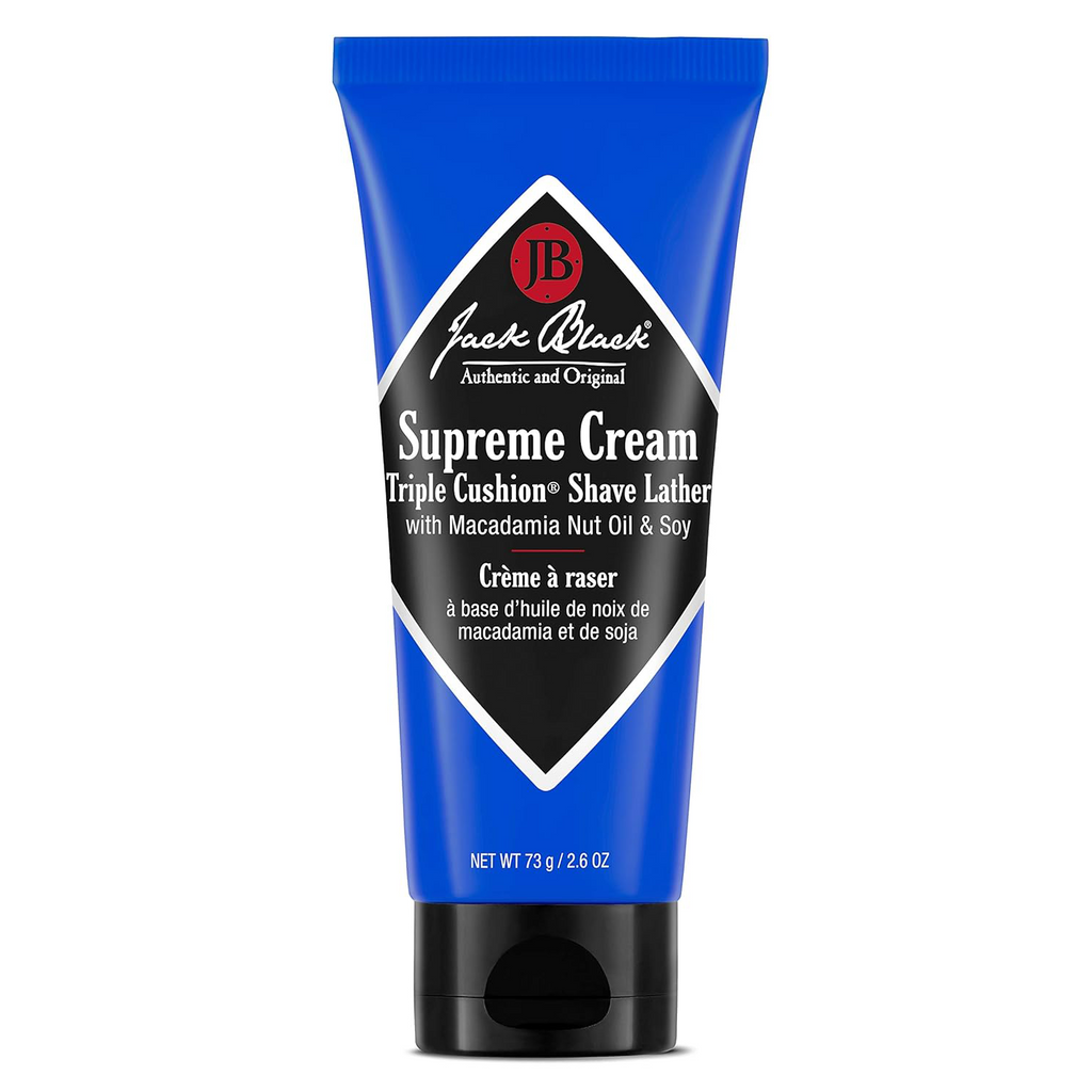 682223010112 - Jack Black Supreme Cream 2.6 oz / 73 g | Triple Cushion Shave Lather