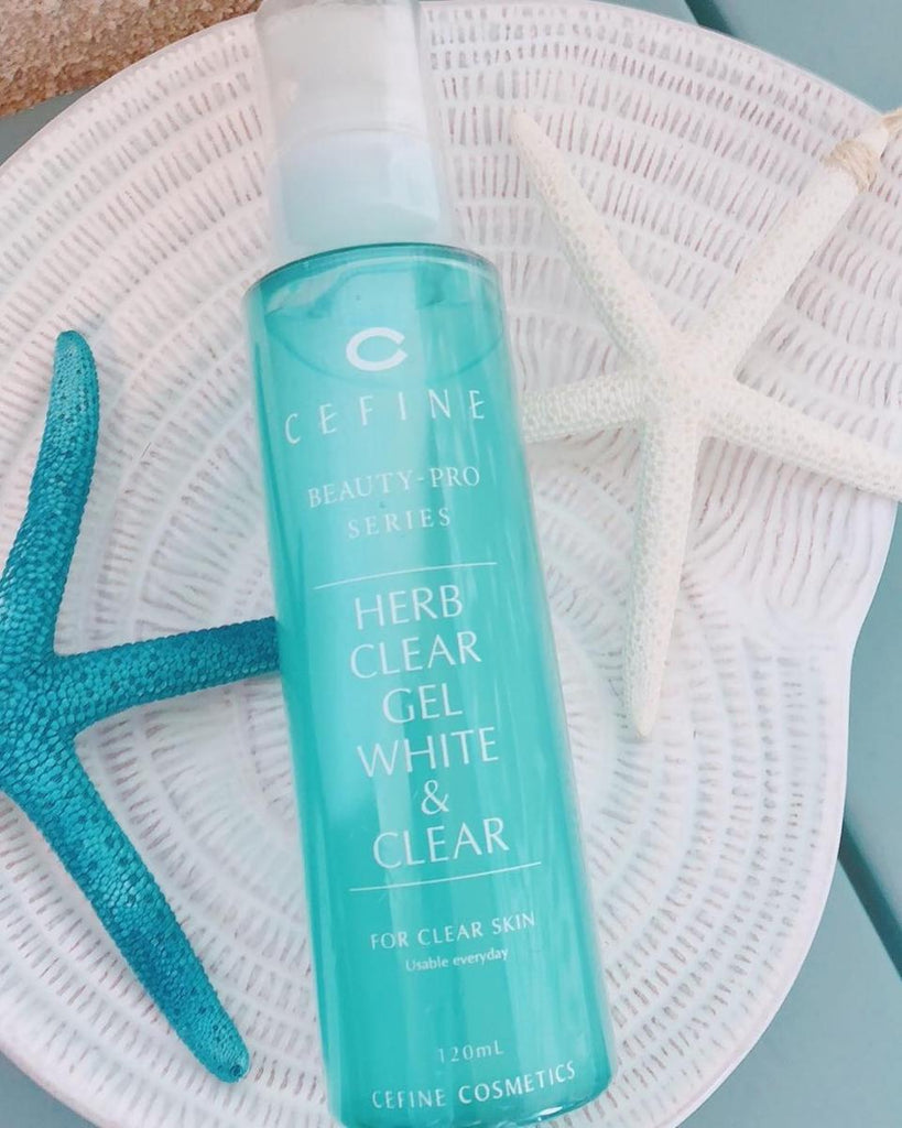 Cefine Beauty Pro Herb Clear Gel White & Clear 4.2 oz / 120ml | Soft Peeling Gel