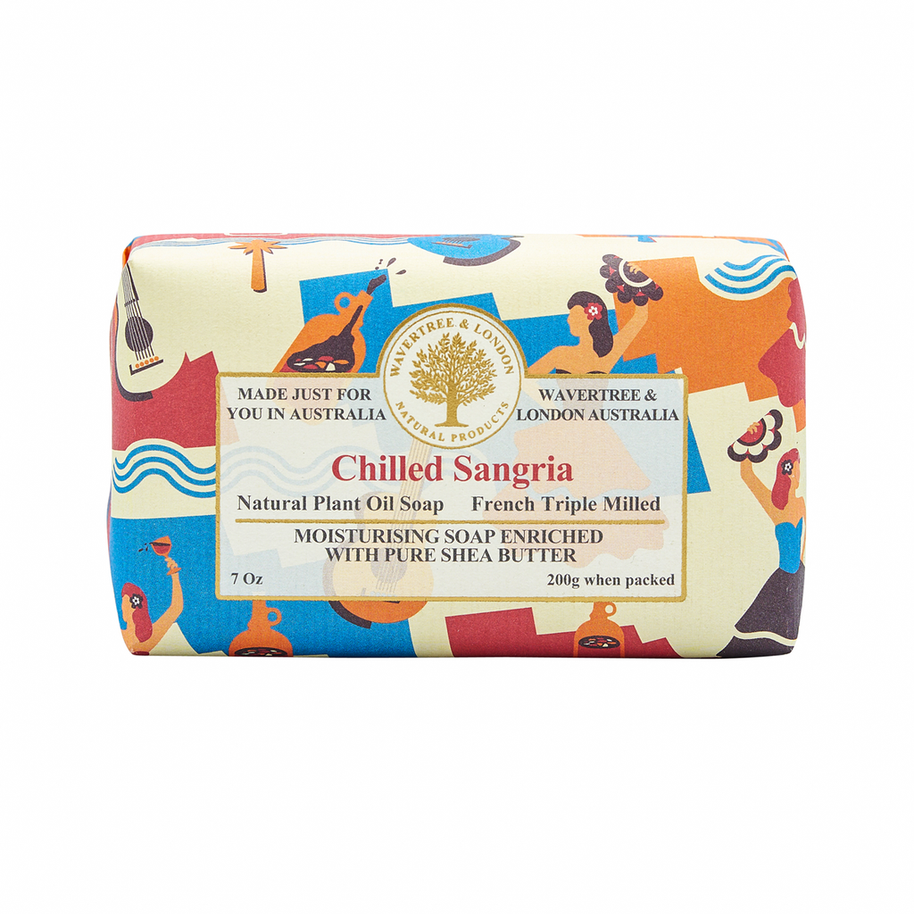 Wavertree & London Soap Bar 200 g / 7 oz - Chilled Sangria - 9347774001064