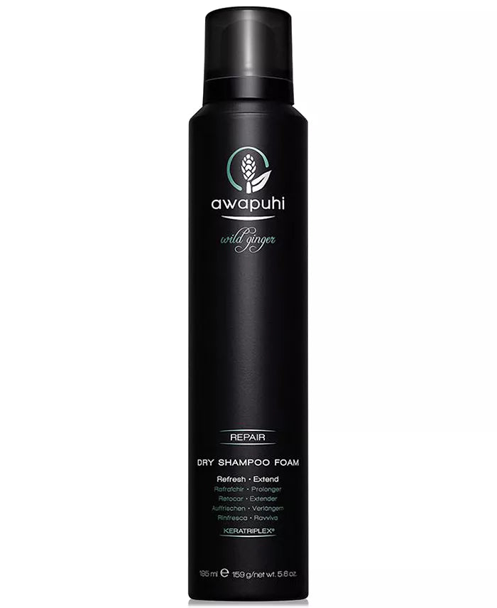 Paul Mitchell Awapuhi Wild Ginger Repair Dry Shampoo Foam 5.6 oz | Refresh | Extend | Keratriplex - 9531128399