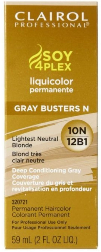 12 B1 Blondest Beig - Clairol Soy 4Plex Liquicolor Permanente 2 Oz - 70018107671