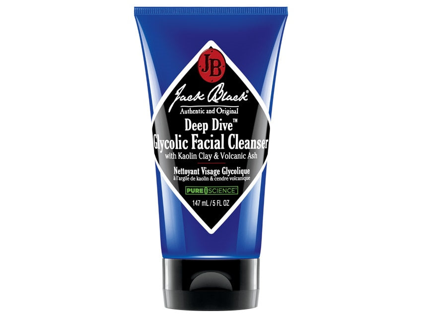 [Sample 0.5 oz] Jack Black Deep Dive Glycolic Facial Cleanser | With Kaolin Clay & Volcanic Ash - [sample-0.5-oz]-jack-black-deep-dive-glycolic-facial-cleanser-|-with-kaolin-clay-&-volcanic-ash