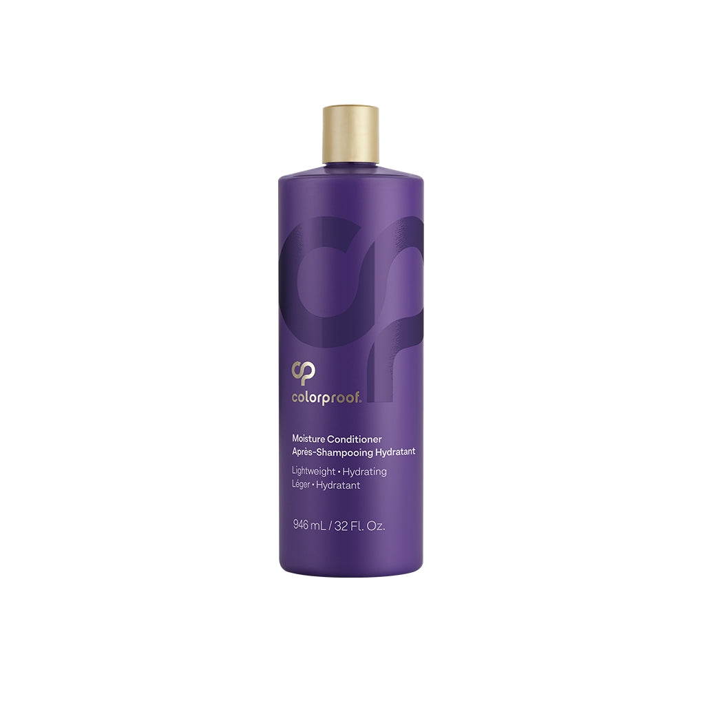 ColorProof Moisture Conditioner 32 oz |  Lightweight | Hydrating | Detangles | Prolongs Hair Color | Daily Use - 817808015477