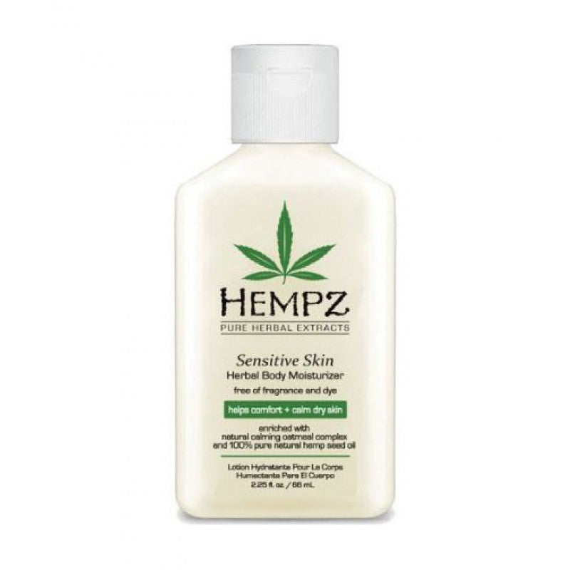 Hempz Sensitive Skin Herbal Body Moisturizer 2.25 oz - 676280021891