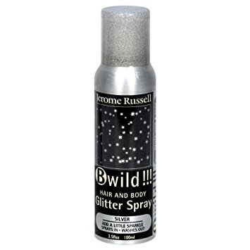 Jerome Russell Bwild Silver Glitter Spray 2.2 oz - 14608528729