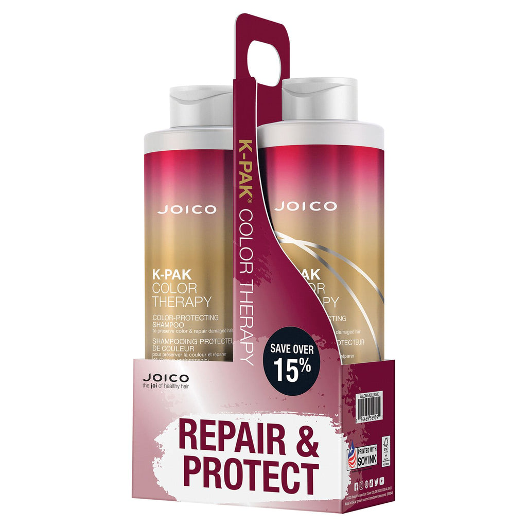 074469561044 - Joico K-Pak Color Therapy Liter Duo / 33.8 oz | Repair & Protect