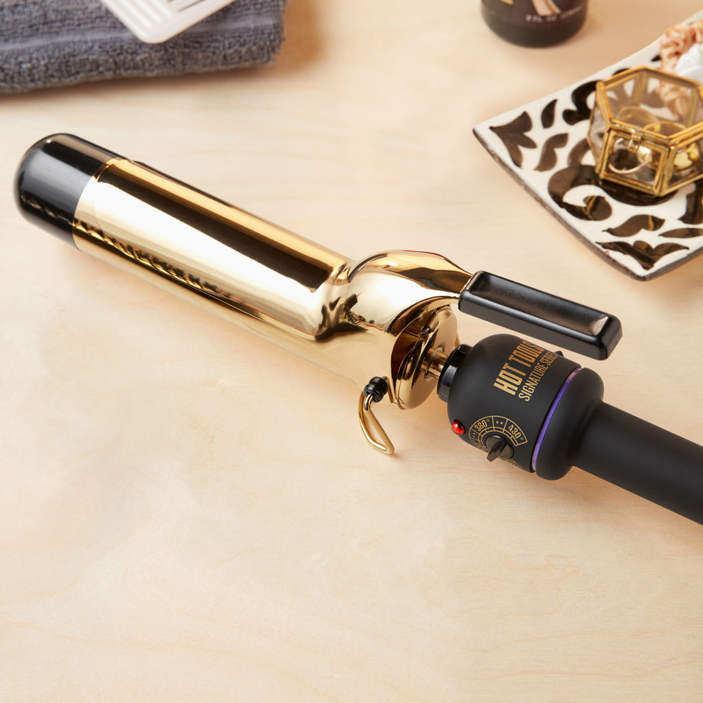 Helen of Troy Hot Tools 24K Gold Curling Iron / Wand 1 1/2"