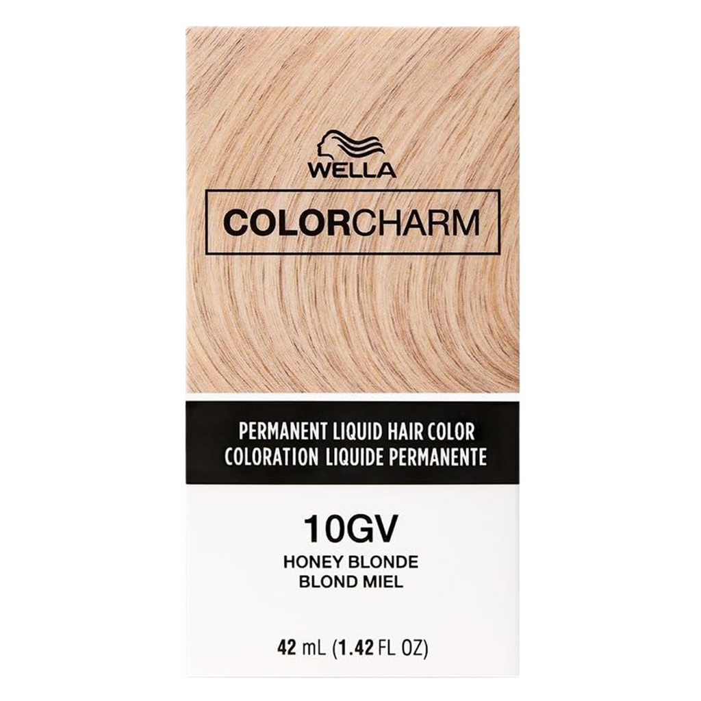 Wella ColorCharm Permanent Liquid Hair Color 42 ml / 1.4 oz - 10GV / 1036 Honey Blonde