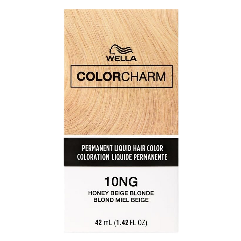 Wella ColorCharm Permanent Liquid Hair Color 42 ml / 1.4 oz - 10NG / 1070 Honey Beige Blonde