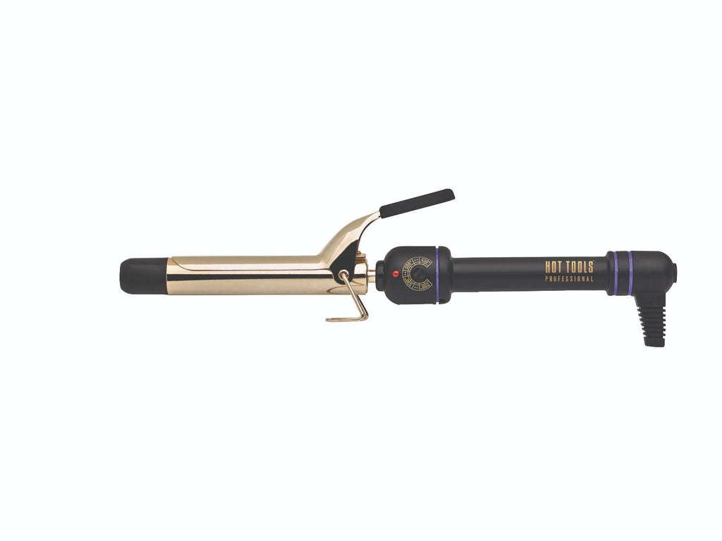 Hot Tools 24K Gold Curling Iron / Wand 1" - 078729011812