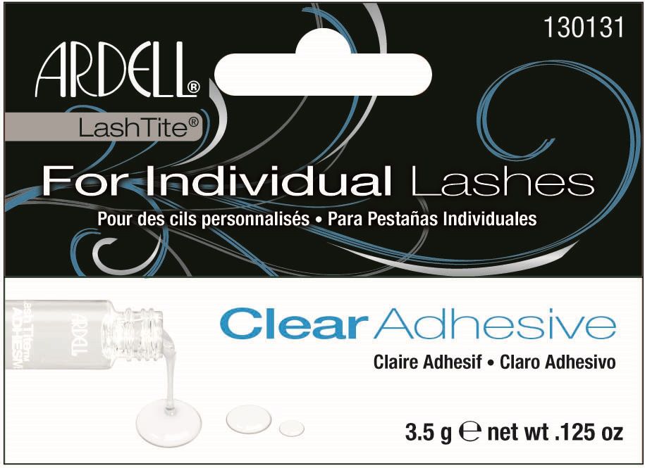 Ardell LashTite ClearAdhesive 3.5 g / 0.125 oz | Clear Adhesive For Individual Lashes - 074764650580
