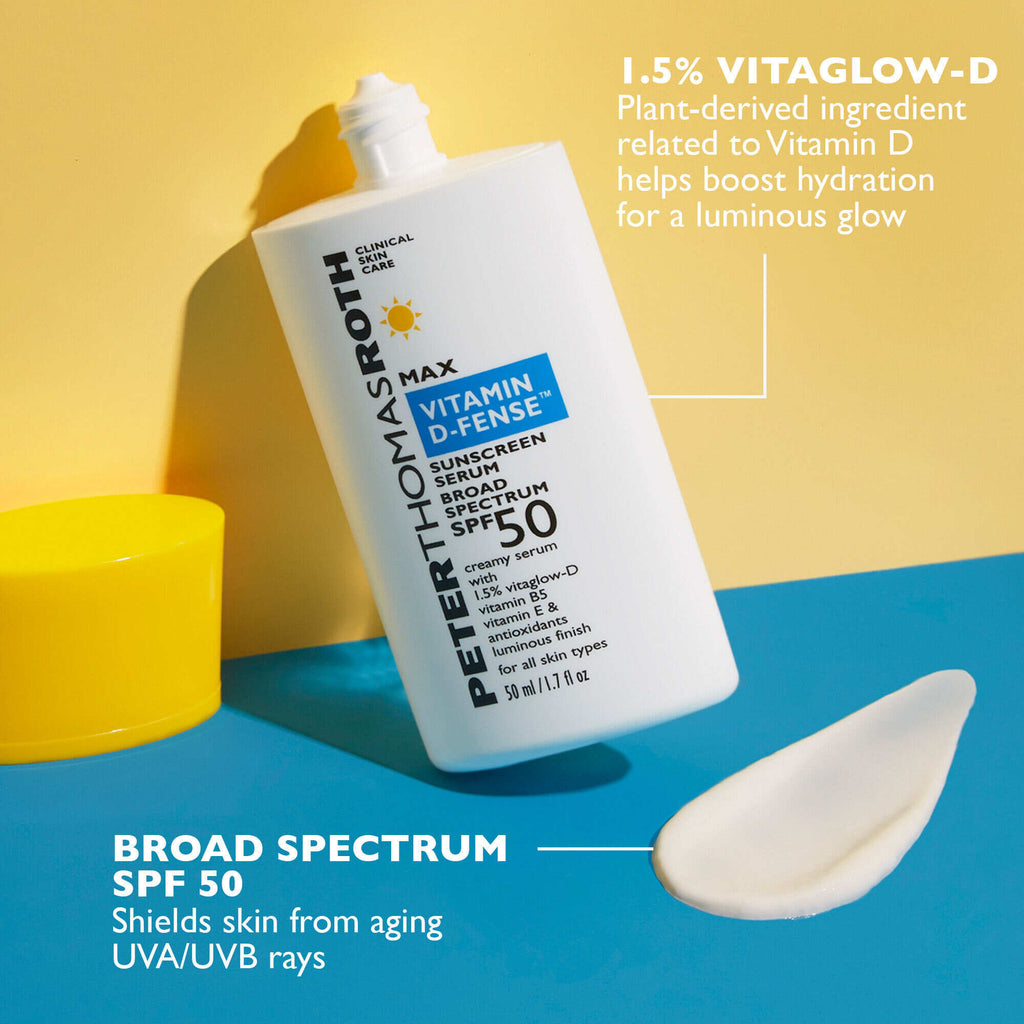 670367018552 - Peter Thomas Roth MAX Vitamin D-Fense Sunscreen Serum SPF 50 1.7 oz / 50 ml