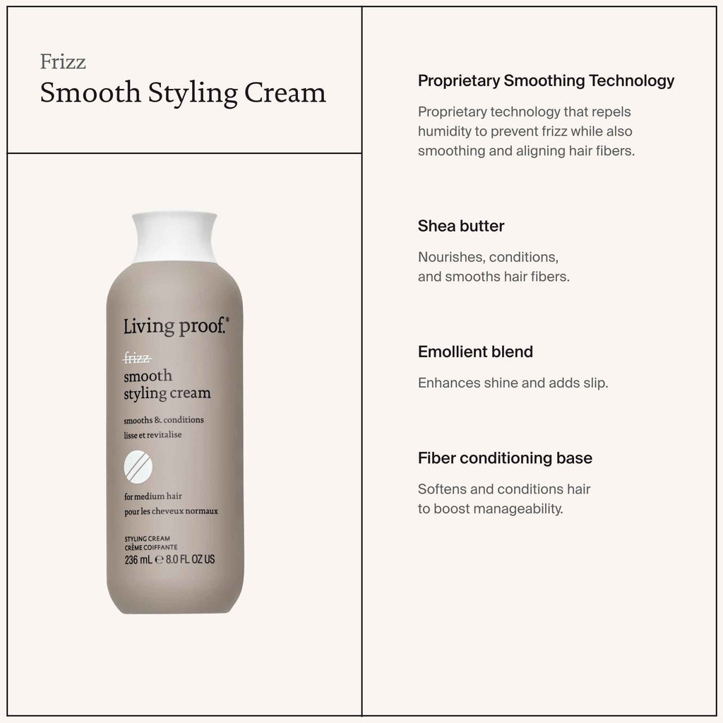 840216932555 - Living Proof No Frizz Smooth Styling Cream 2 oz / 60 ml - Travel Size