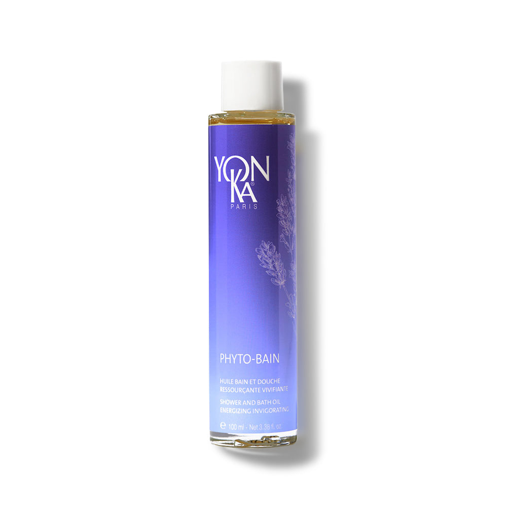 Yon-Ka Phyto-Bain Shower & Bath Oil Energizing Invigorating 100 ml / 3.38 oz - Lavender - 832630005670