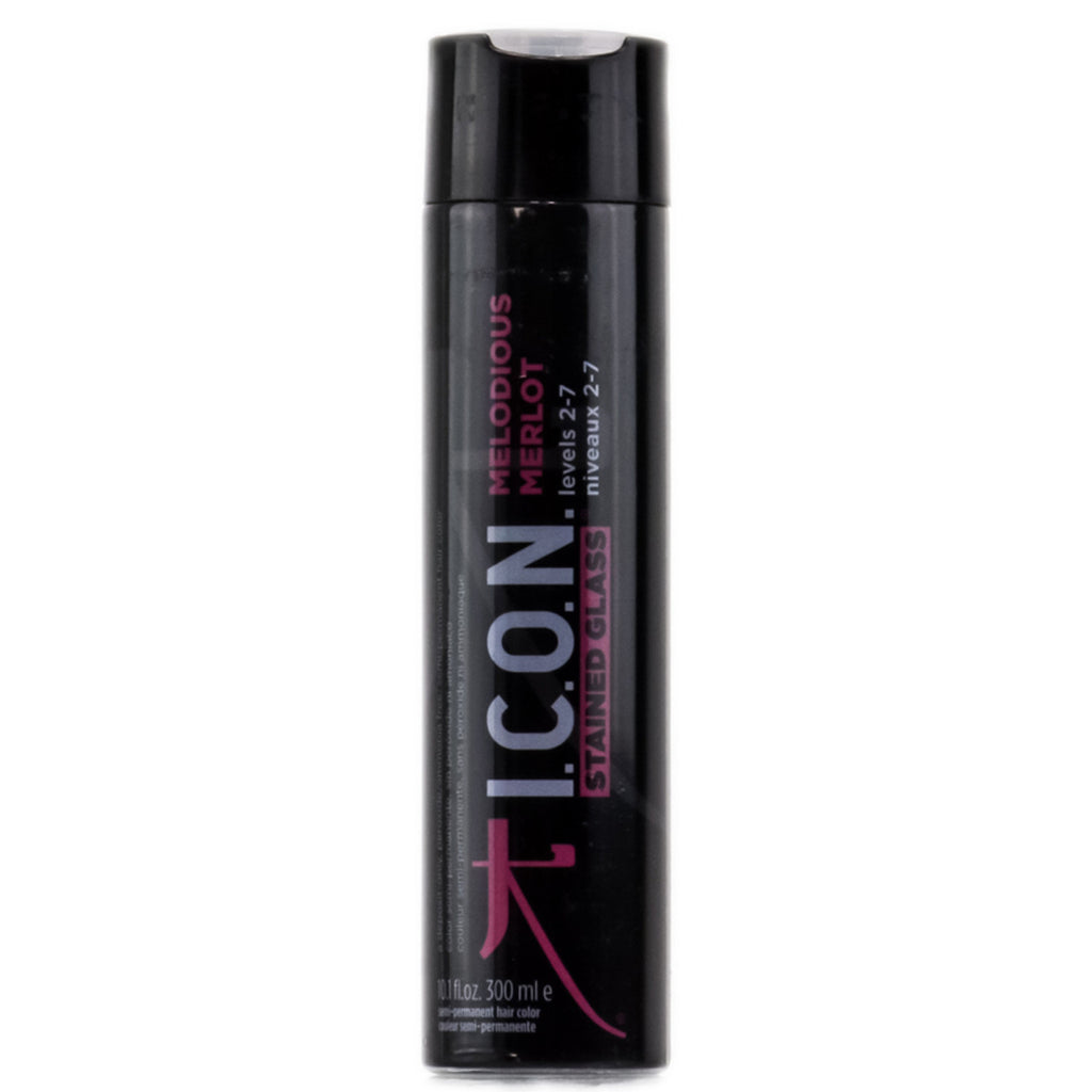 Icon Stained Glass Semi-Permanent Hair Color - Melodious Merlot 10.1 oz - 8436533670694