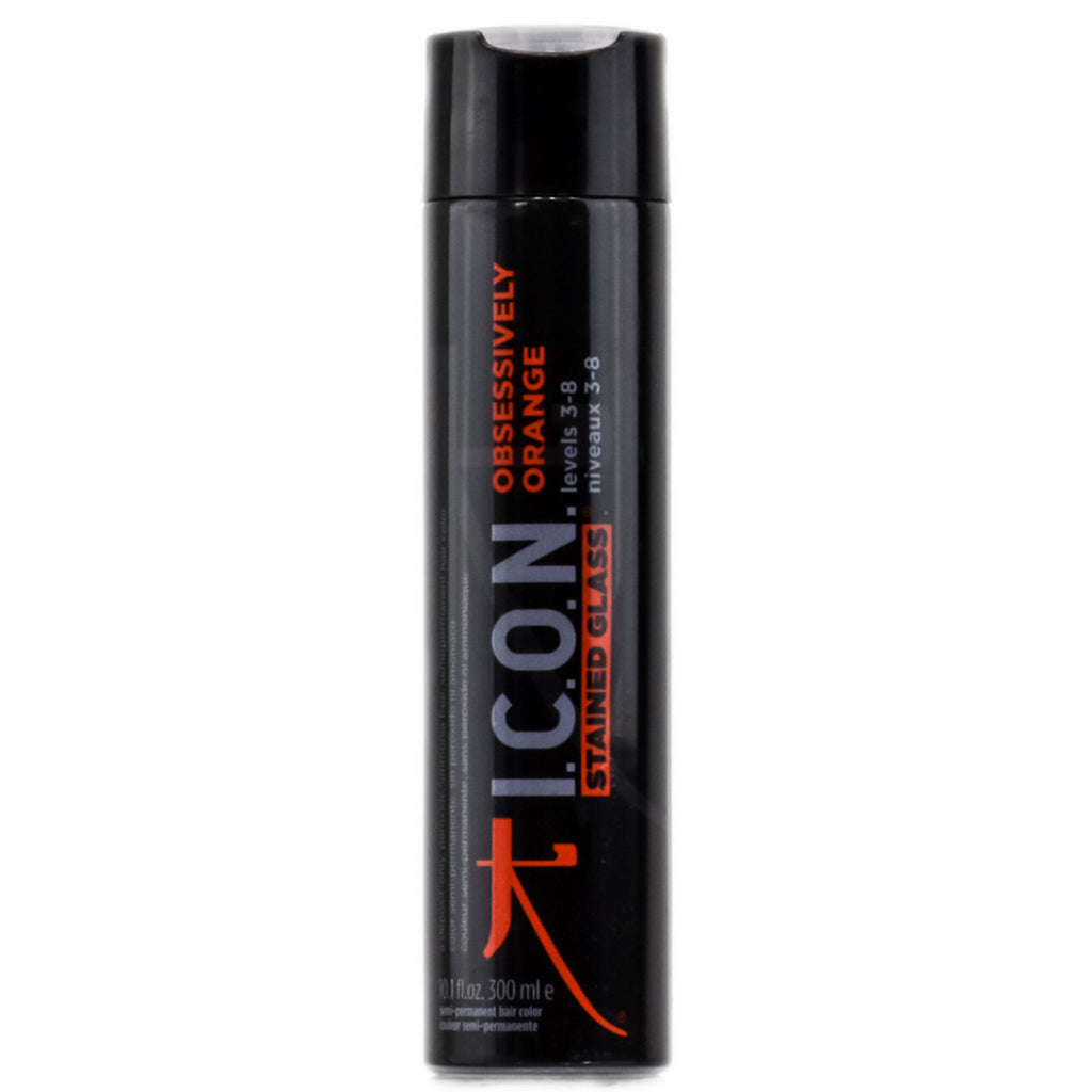 Icon Stained Glass Semi-Permanent Hair Color -Obsessively Orange 10.1 oz - 8436533670625