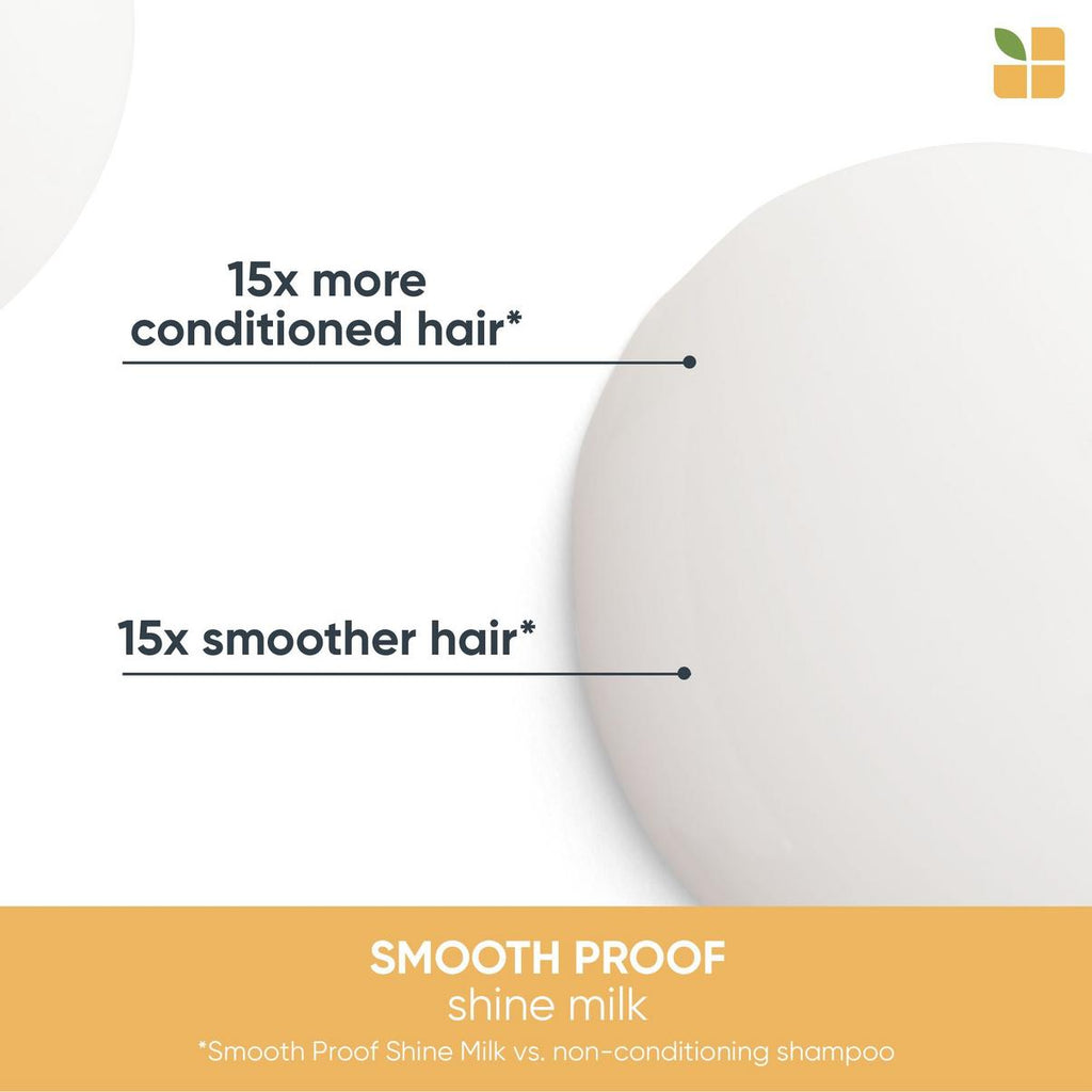 Biolage Smooth Proof Shine Milk 8.4 oz / 250 ml | For Frizzy Hair