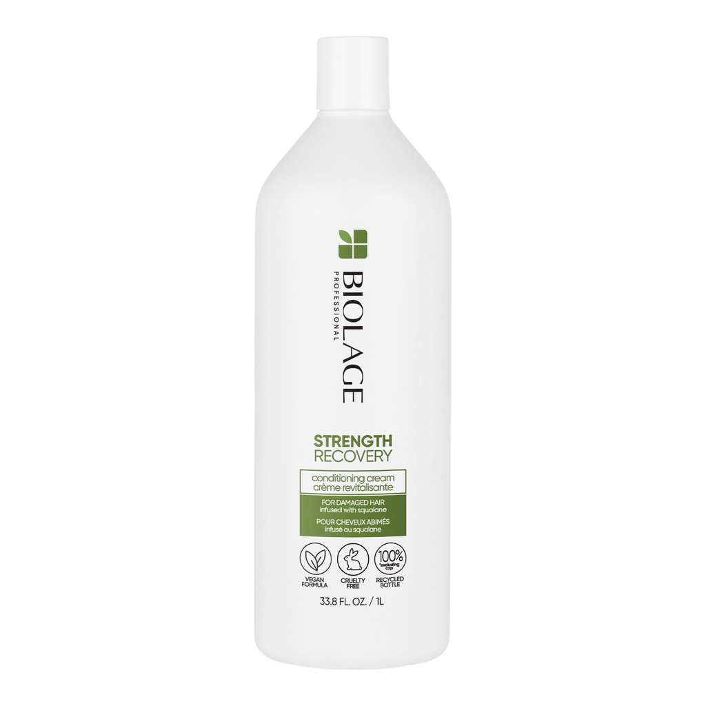 884486496713 - Biolage Strength Recovery Conditioner Liter / 33.8 oz | For Damaged Hair