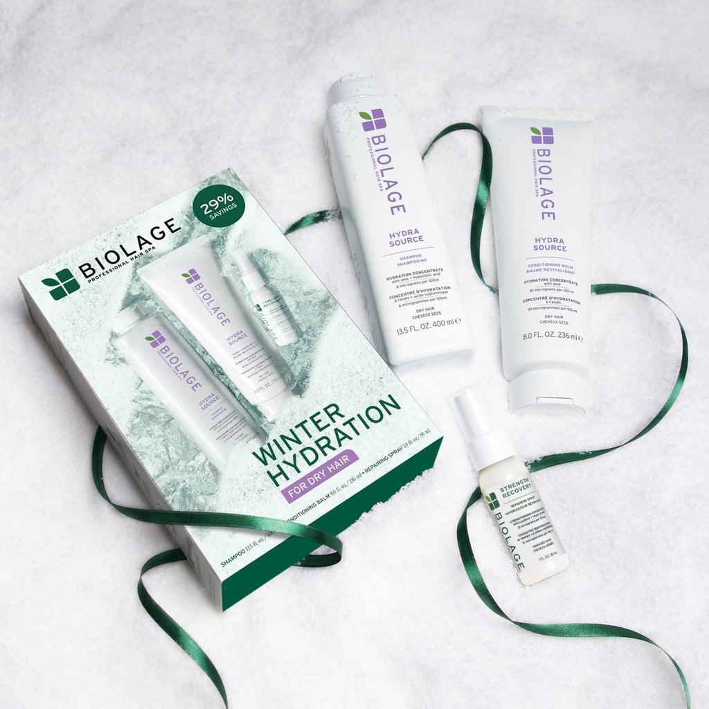 Biolage Hydra Source Holiday Trio Kit | Winter Hydration For Dry Hair