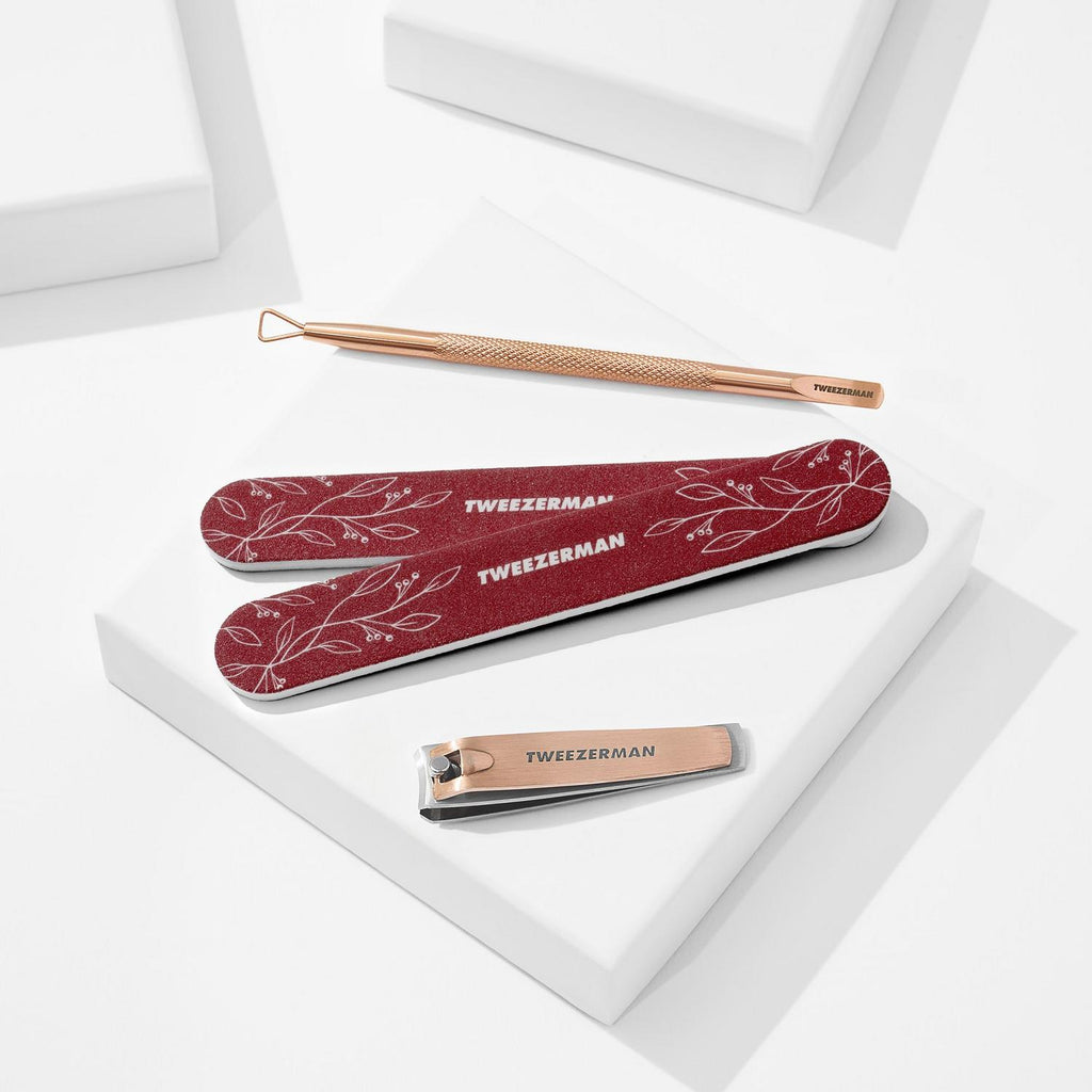 Tweezerman Manicure Gift Set - Vintage Rose | 4072-VRR