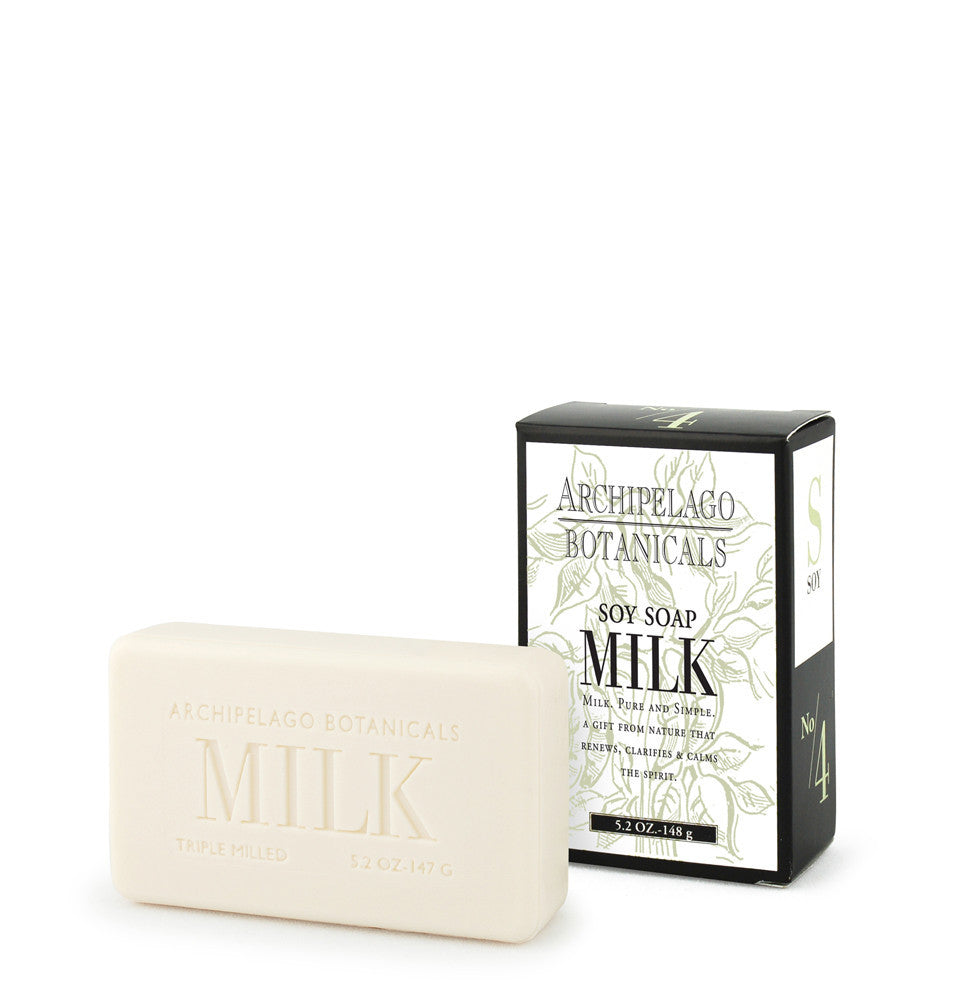 Archipelago All Natural Bar Soap 148 g / 5.2 oz - Soy Milk - 755167010392
