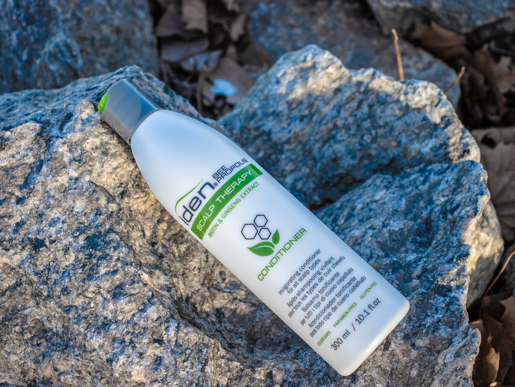 Iden Bee Propolis SCALP THERAPY Invigorating Shampoo, Conditioner & Previ Holiday Tro Kit