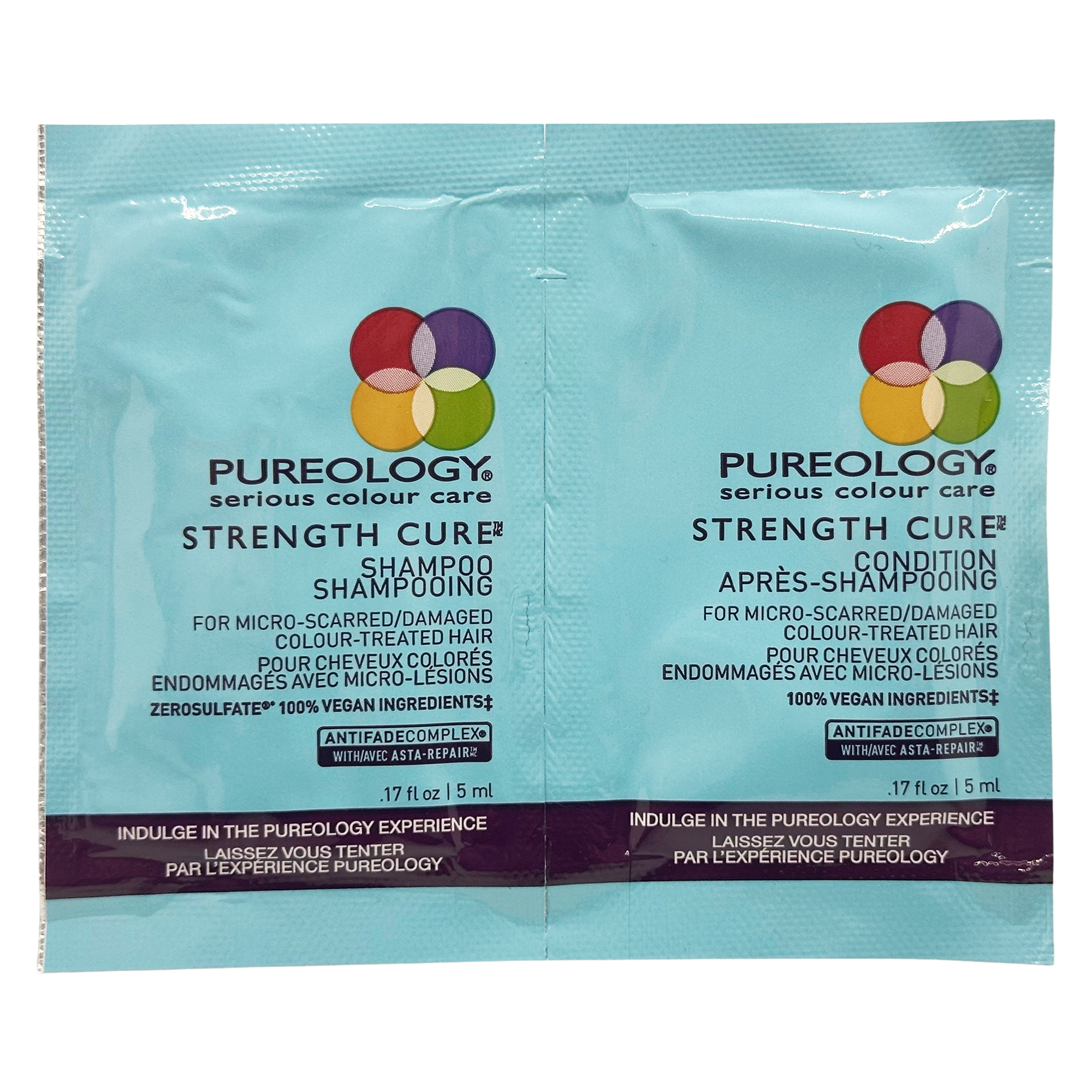 tenter l'expérience [Sample 0.34 oz] Pureology Strength Cure Shampoo & Conditioner Duo