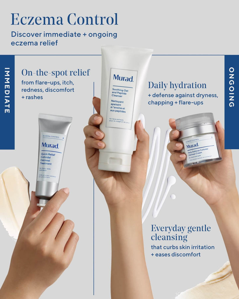 767332100357 - Murad Daily Defense Colloidal Oatmeal Cream 1.7 oz / 50 ml | Eczema Control