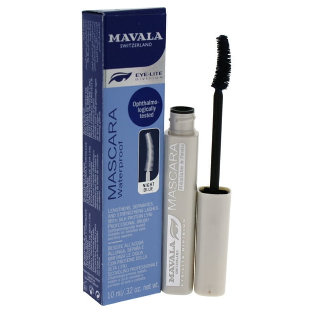 Mavala Mascara Waterproof Eye-Lite Division Bleu Nuit 0.32 oz - 7618900940031
