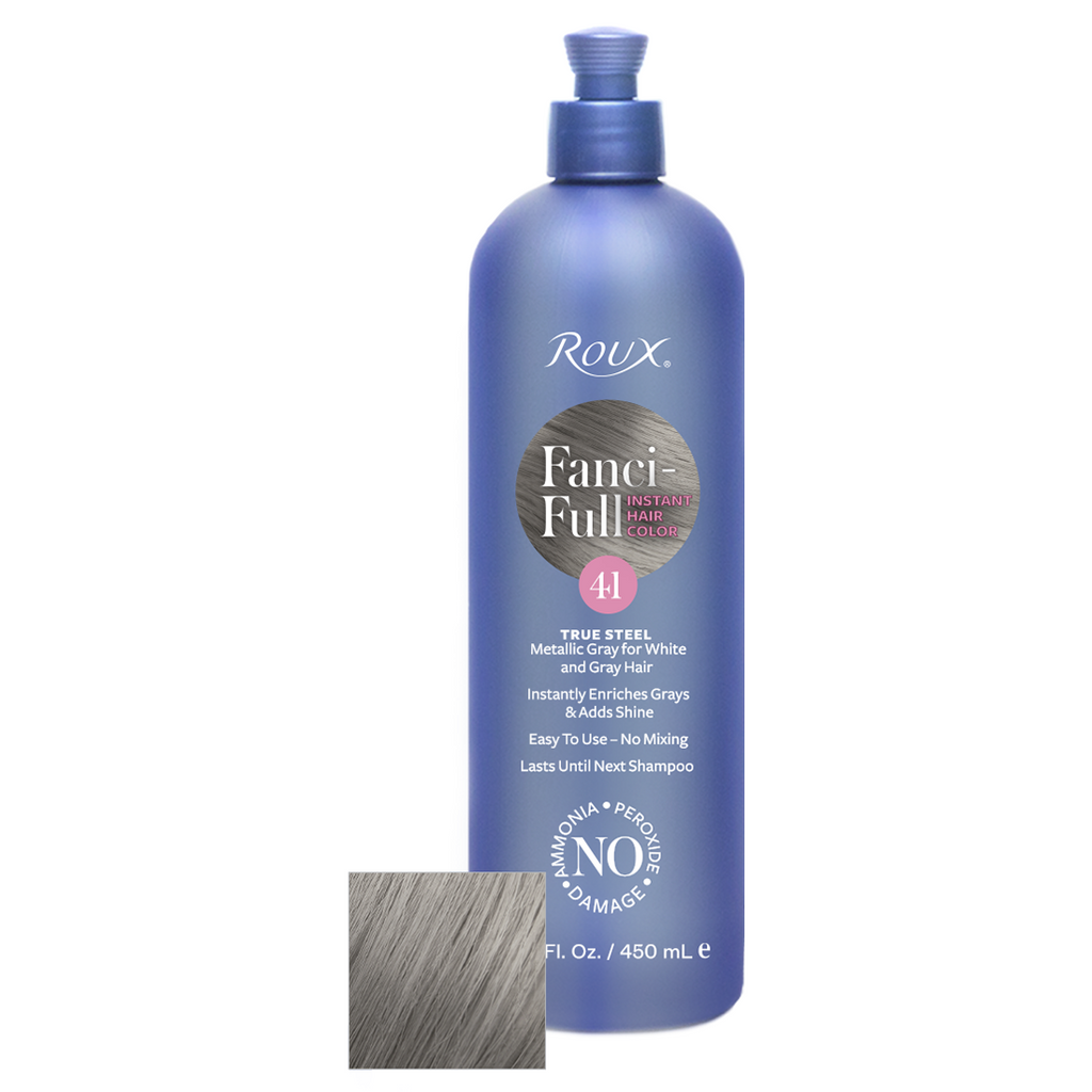 Roux Fanci-Full Instant Hair Color Temporary Rinse 15.2 oz / 450 ml - 41 True Steel